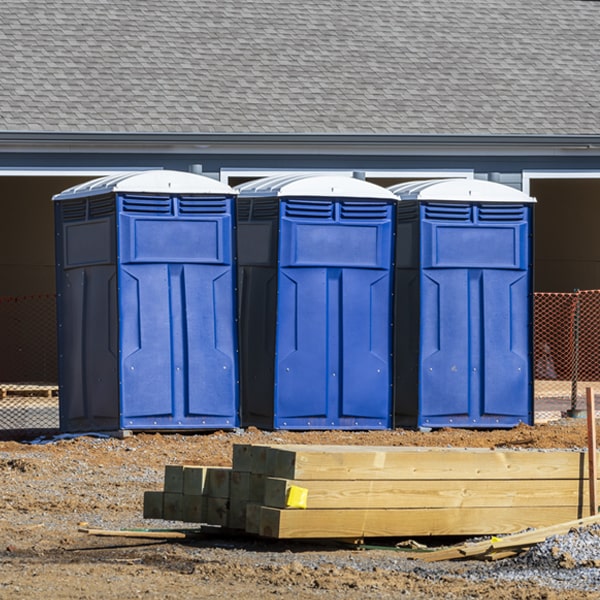 how do you ensure the porta potties are secure and safe from vandalism during an event in Cayuga North Dakota